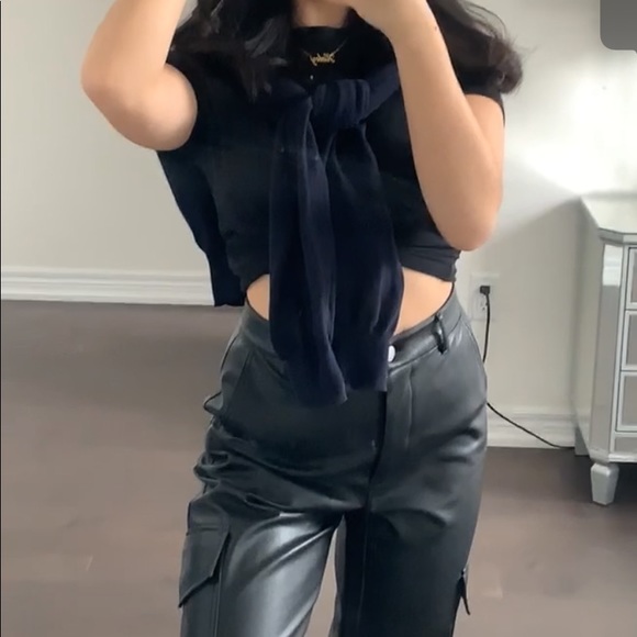 wilfred leather modern cargo pant - Picture 5 of 6